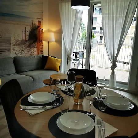 Appartement Sea & Smile - Basen, Sauna, Parking, Wifi, Podczele Kołobrzeg